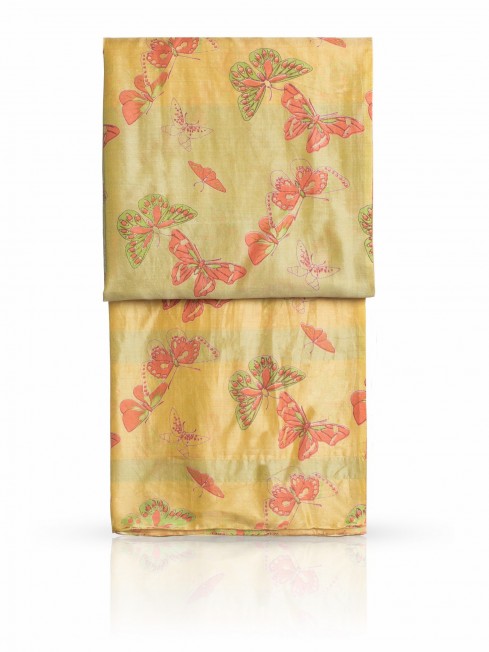 Палантин Женский SN-BUTTERFLY/YELLOW.OR
